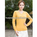 Pull col V en cachemire